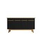Manhattan Comfort Yonkers 62.99 Sideboard, Black and Cinnamon 232BMC82 - alternate 5